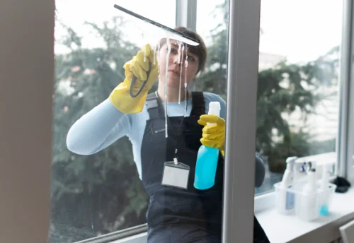 Nettoyage de vitres intérieures et extérieures à Saint-Front-de-Pradoux